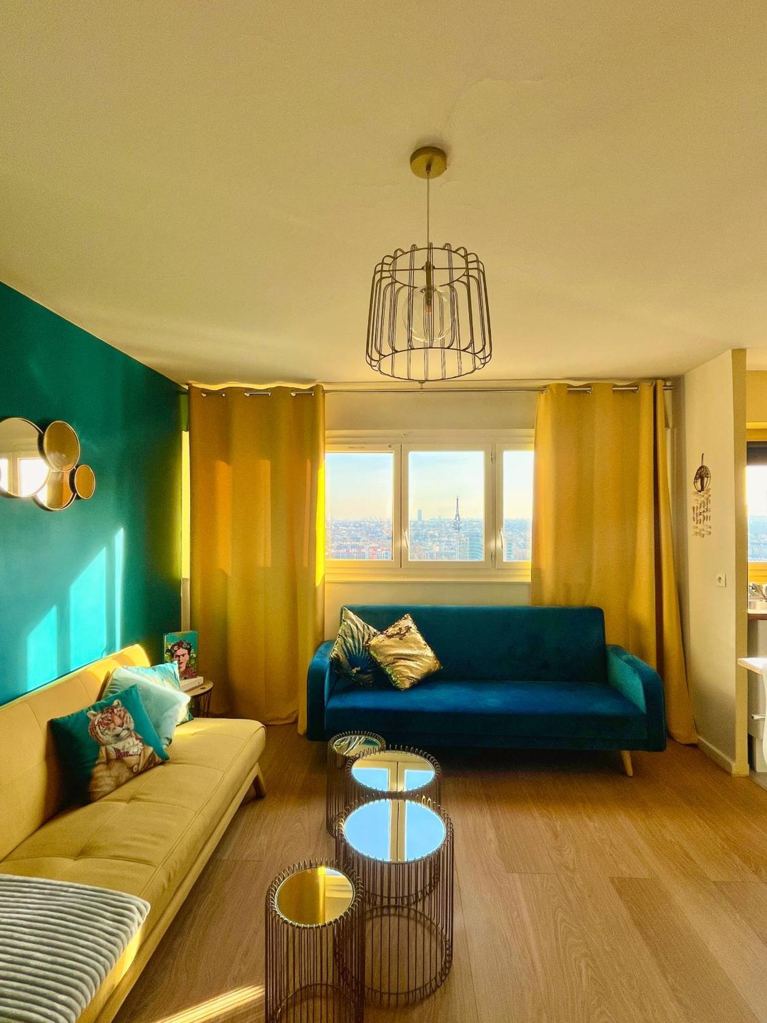 Vue Panoramique Sur Paris : Sublime Appartement Au Centre De Courbevoie Zewnętrze zdjęcie